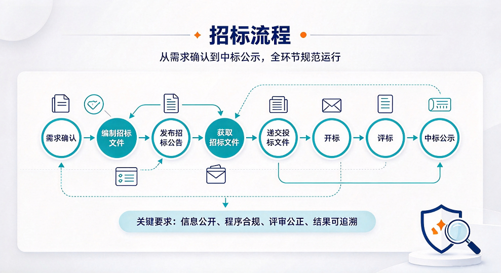 招标流程完整指南：从资格备案到中标合同签订的7大步骤
