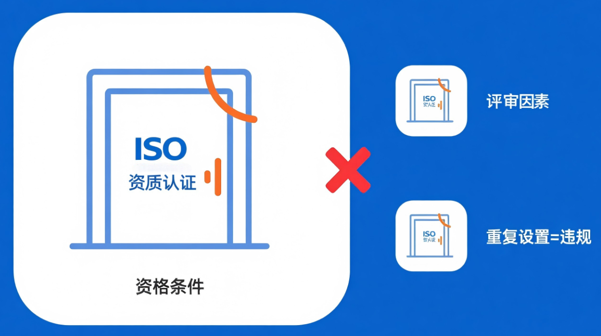 资格条件可以作为评审因素吗?