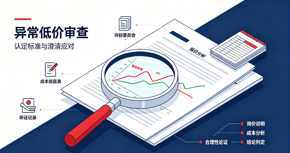 报价太低被叫去澄清怎么办？异常低价审查的认定标准和应对方法