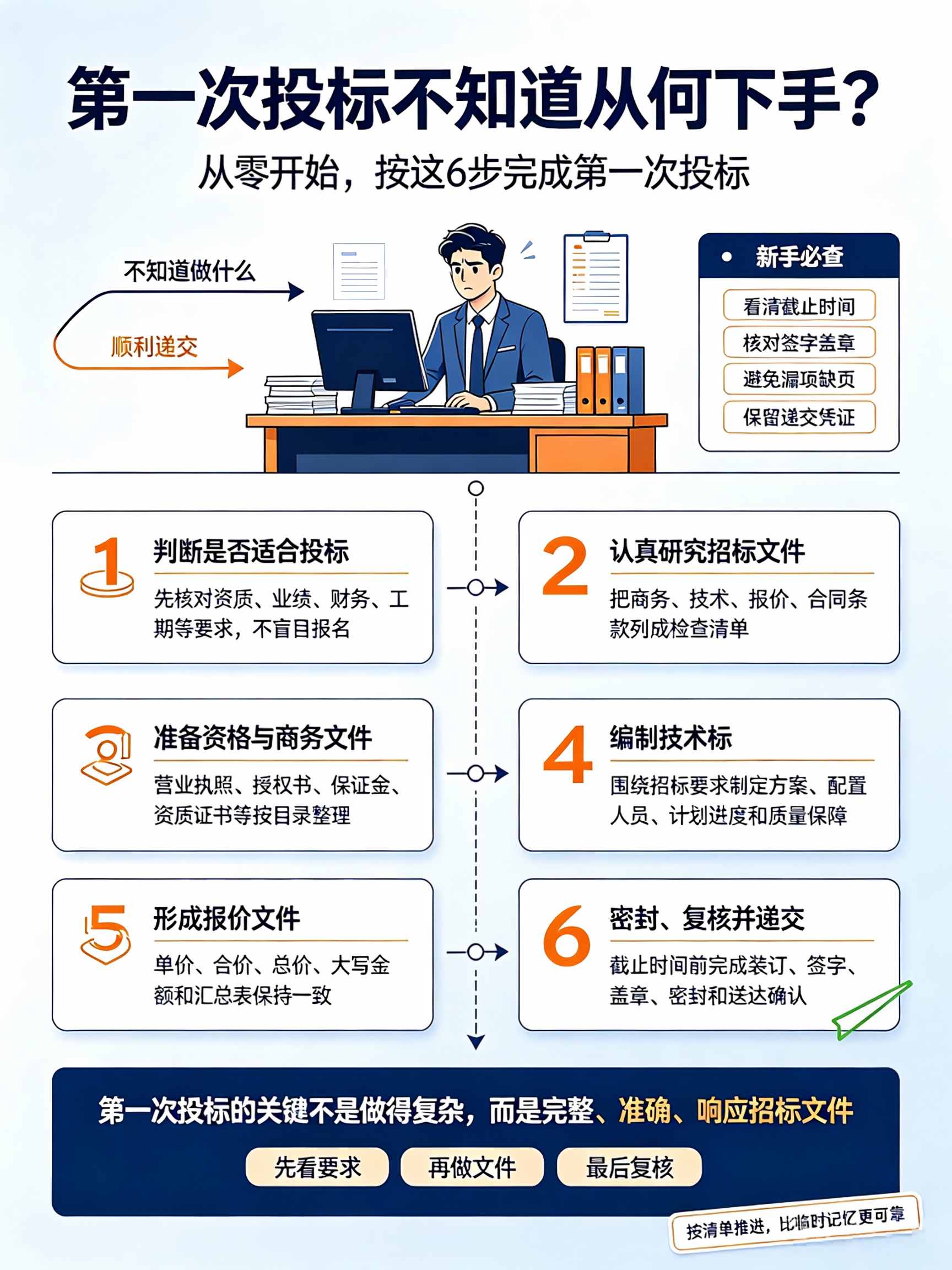 第一次投标不知道从何下手?